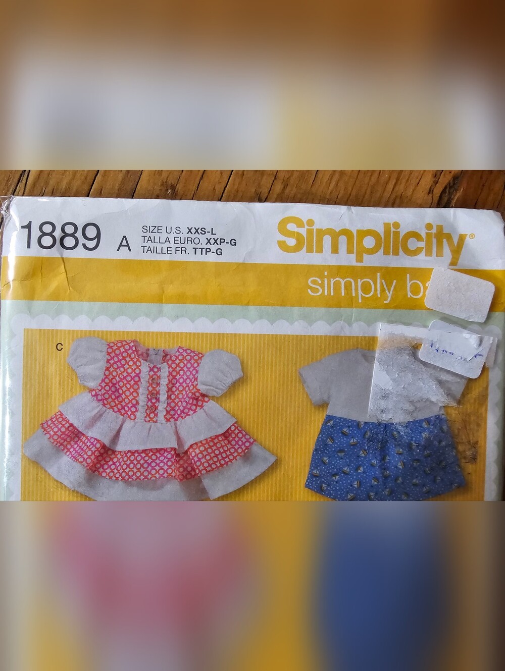Simplicity Sewing Pattern 1889 - Picture 2 of 3